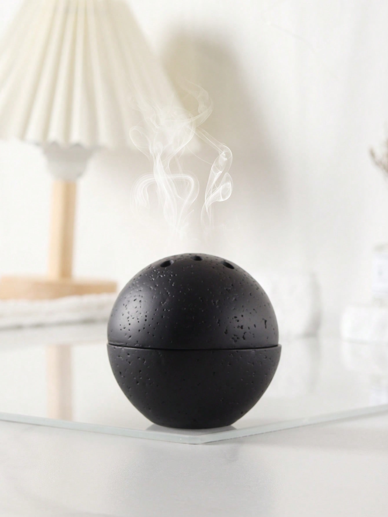 1 قطعة/مجموعة حامل بخور على شكل هلال أبيض وأسود بت...