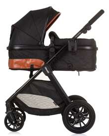 Xe đẩy HARMONY Duo Convertible lên đến 22 kg Chipolino-Obsidian - màu đen - Xem 6