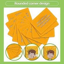 1 件 50 张成人派对团队建设酒桌游戏卡畅销热身破冰游戏道具游戏纸牌卡适用于晚宴派对娱乐休闲趣味节日礼物