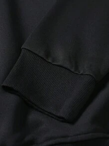 Inspirational Hooded Sweatshirt Polyester Knit Fabric With Geometric Lettering Pattern, Casual Style With Slight Stretch, Regular Fit Hoodie - "It's Never Luck, It's Always God" Print