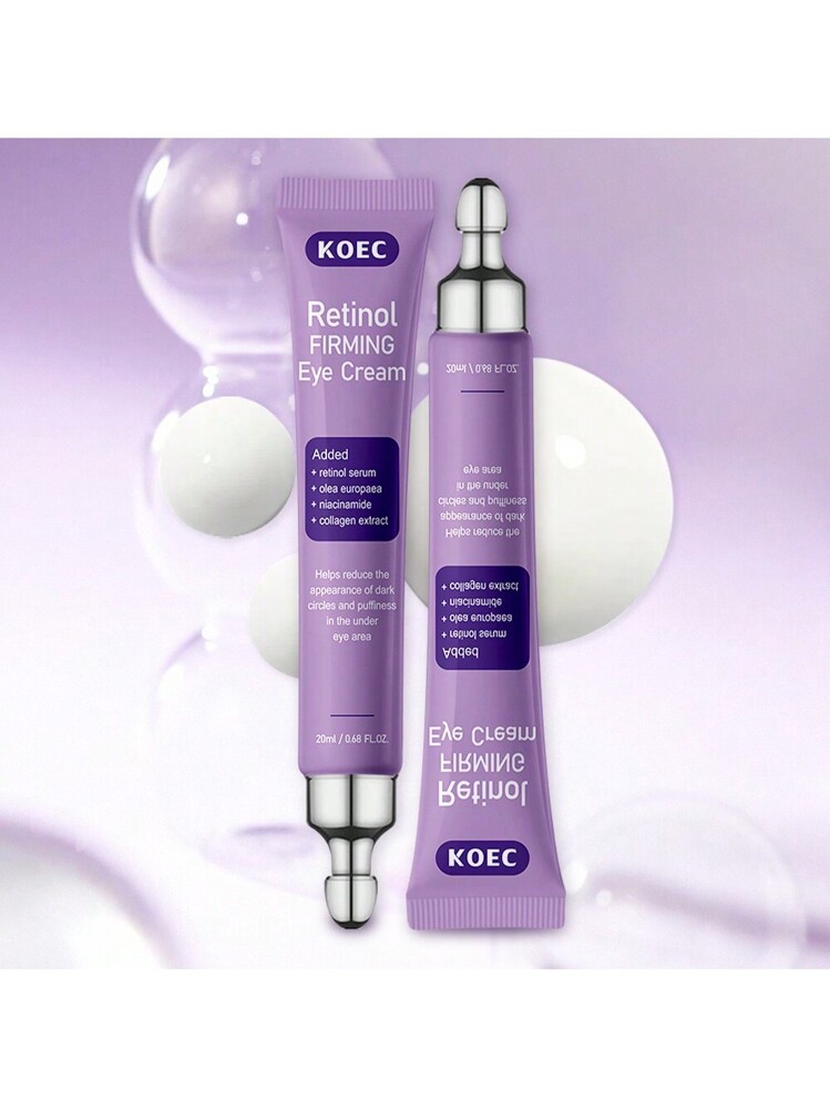 KOEC كريم عيون مُحكم بالرتينول ، سيروم ترطيب عميق...