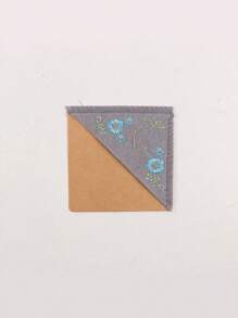 1 Miếng , Cá nhân hóa Tay Thêu Góc Dấu trang , 26 Tay Khâu Felt Góc Lá thư Dấu trang , Dễ thương Thêu Hoa Kẹp Sách Đối với Sách Đọc sách Người yêu Ý nghĩa Qủa tặng , Trở lại Trường , - Mùa đông - Xem 29