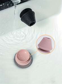 1 件通用浴缸塞、排水除臭塞、浴缸和浴室水槽管道塞、浴室工具、洗手盆水塞、硅胶除臭、防臭、浴缸池水槽、下水道塞家居浴室装饰 - 彩色 - 查看 2