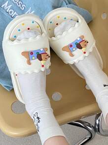 2025 春夏新款女士粉色蝴蝶结装饰塑料拖鞋洋娃娃凉鞋平底休闲家居拖鞋