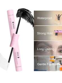 1pc 5ml+5ml Lash Glue Bond And Seal Waterproof Eyelash Glue, Seal +Bond Double Headed Eyelash Glue Strengthening False Eyelashes Makeup - Baby Pink - View 7