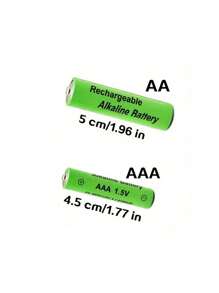4/8/16 szt. akumulatorów AA/AAA o dużej pojemności 1,5 V, ładowanych przez USB, to trwałe i wydajne rozwiązanie do zabawek elektronicznych, pilotów, wyświetlaczy i szczoteczek elektrycznych (ten akumulator nadaje się wyłącznie do ładowania za pomocą tej ładowarki)