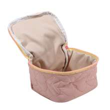 Girly Hearts Bursting! Heart Quilted Diamond-Shaped Cosmetic Bag, Pink, Purple, Green And Yellow Dreamy Four Colors, Small And Portable, Can Hold Your Beauty Tricks! Makeup Bag Travel School Supplies Travel Essentials Make Up Bag Holiday Essentials Makeup Bags Makeup Pouch Makeup Organizer Holiday Winter Leopard Print Sausage Dog Women Gifts For Women
