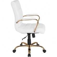 Stacking Chairs - Weißes Kunstleder / Goldstruktur - Übersicht 8