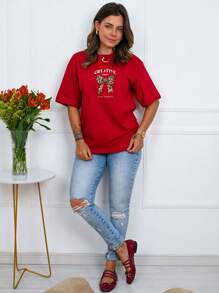 Oversized Creative Women's Blouse - C68