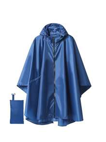 1 pièce Imperméable à capuche unisexe avec poche et sac de transport, coupe-pluie style poncho zippé léger, convient pour la randonnée et le camping