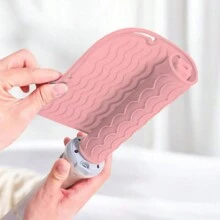 1PC Portable Silicone Heat Resistant Mat Hair Straightener Curler Insulation Pad Non-Slip Anti Heat Mat Hair Styling Tool For Travel