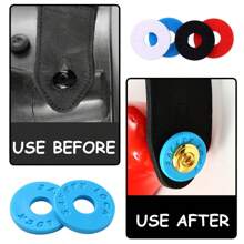 4pcs/Set Guitar Strap Silicone Buckle Non-Slip Guitar Tail Nail Gasket Wooden Guitar Ukulele Accessories - Multicolor - View 8