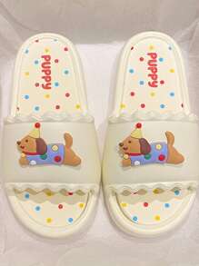 2025 春夏新款女士粉色蝴蝶结装饰塑料拖鞋洋娃娃凉鞋平底休闲家居拖鞋