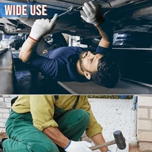 1 Par / 12 Pares de Luvas de Trabalho Feitas à Mão, Luvas de Proteção de Segurança para Pintor, Mecânico, Churrasqueira, Trabalho Industrial, Armazém, Jardinagem, Construção, Homens e Mulheres, Luvas de Corte e Reparo