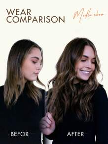 Invisible Pore PU Hair Topper, Human Hair, Remy Hair Topper, Color #1 Jet Black Straight, Injection Molded PU Pore Hair Topper, Real Human Hair Extensions - S1 - View 10