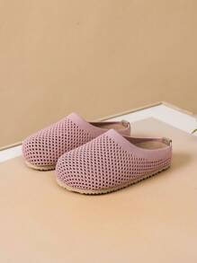 1 Pair Soft Bottom Comfortable Slippers, Suitable For Outdoor Wear - Pink - View 1