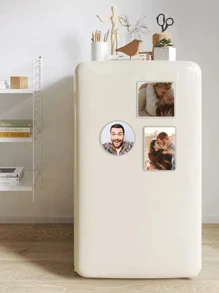 1/2 piezas de imanes personalizados para nevera de acrílico con foto, imanes de nevera personalizados, tamaño: 5 cm, 6 formas/estilos, imanes con foto, imanes de nevera lindos, imanes de nevera resistentes, multifuncionales, decorativos, antihongo, reutilizables, adorables, de alta calidad, coloridos, modernos, personalizados, únicos, regalos ideales para él, regalos ideales para ella, ella, novio, novia, papá, mamá, familia, amigos, hijo, hija, estudiantes escolares