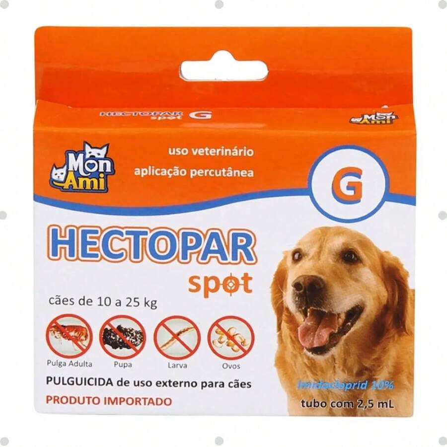 Hectopar Spot G para Cães de 10kg a 25kg