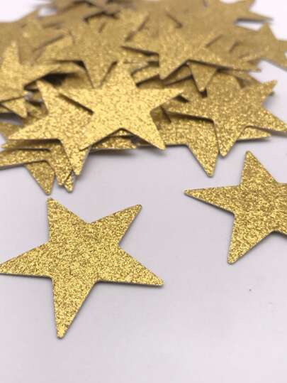 50 片纸星形五彩纸屑、婚礼洒水用品、金色五彩纸屑派对桌面装饰、闪光五彩纸屑、青少年物品、便宜物品、奇怪物品、迷你物品、可爱美观物品、酷炫小玩意、不寻常物品，非常适合婚礼派对装饰、生日派对、母亲节派对装饰、桌面装饰、西式晚宴装饰、女士单身派对、男士单身派对、毕业派对、主题派对装饰、周年纪念装饰