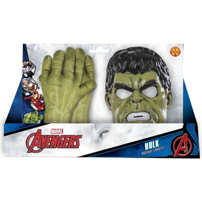 Santa Clara Hulk Kids Accessory Set - Officially Licensed Marvel Avengers Costume Accessories - Ideal Costume Accessory For Parties And Carnival - Hulk Accessory Set - Durable And Lightweight Material