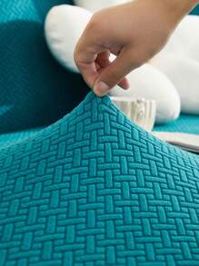 1PC Jacquard Sofa Cover, Living Room Short Plush Sofa Cover, Pet Elastic Sofa Cover, Home Decoration
