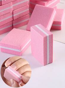 迷你美甲砂条清洁套装，10/20 件独立包装一次性指甲套装 - 迷你指甲锉，迷你指甲抛光机，美甲沙龙工作室用沙龙家用美甲棒 - 彩色 - 查看 4