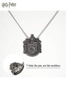 WB 1PC Harry Potter Pewter Pins Accessories Gryffindor Ravenclaw Slytherin Decorative Badges Clothes Bag Backpack Hats Band Men Women Brooches Collectible Display Birthday Anime Peripheral Gifts