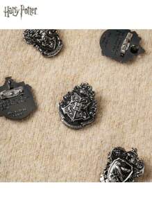 WB 1PC Harry Potter Pewter Pins Accessories Gryffindor Ravenclaw Slytherin Decorative Badges Clothes Bag Backpack Hats Band Men Women Brooches Collectible Display Birthday Anime Peripheral Gifts