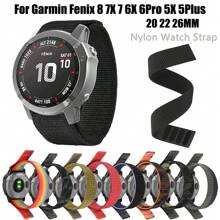 Dây đeo đồng hồ thể thao bằng nylon 26 22 20mm cho Garmin Fenix E 8 47mm 51mm 7 7X Pro/Enduro 3 2/Epix tháo lắp nhanh - Nhiều màu - Xem 13