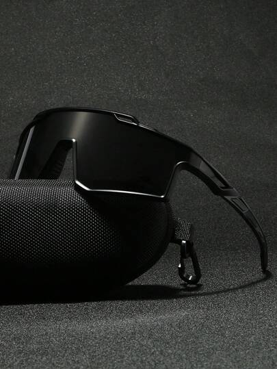 1pc Men's Sports Eyeglasses, Outdoor Mountain Biking Goggles, Hiking & Walking Glasses Suitable For All Seasons Easy Comfort Casual Outfits Outdoor Cycling Glasses For Summer Beach Vacation,Outdoor,Travel