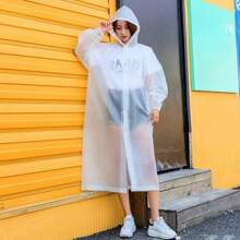 EVA Rain Coat, Reusable Thickened Rain Suit Set, Lightweight Anti-Downpour Adult Rain Poncho