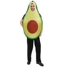 Disfraz de aguacate para adultos, disfraz de comida divertido para pareja adulta - Verde - Ver 3