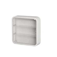 1/120 piezas Vitrina para figurinas de caja ciega, Vitrina de pared, Estantería acrílica transparente para exhibir figurinas, Caja de almacenamiento y organización a prueba de polvo para muñecas y juguetes, sin necesidad de perforar