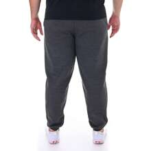 Plus Size Cotton Sweatpants G1 G2 G3 G4 G5 G6 G7 G8 G9 G10 G11 - Gris Oscuro - Ver 2