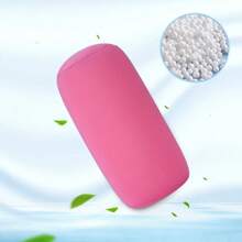 Mini cojín de respaldo con microperlas, almohada decorativa, viaje, hogar, sueño, soporte para el cuello, cojín de asiento cómodo para el hogar - Rosa - Ver 6