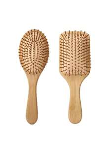 Home Shun Hair Beauty Wooden Airbag Comb, Massage Comb, Handheld Labor Saving Round Head Bamboo Teeth Not Hurt Hair Ladies Long Hair Home Rubber Air Cushion Comb Gift, Wear Resistant, Massage Large Comb, Long Hair Massage Comb, Anti-Static Airbag Wooden Comb.