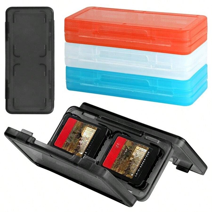 Vỏ đựng thẻ trò chơi Switch - Vỏ cứng bảo vệ nhỏ gọn có 4 khe đựng, chống bụi và chống sốc - Nhiều màu - Xem 1