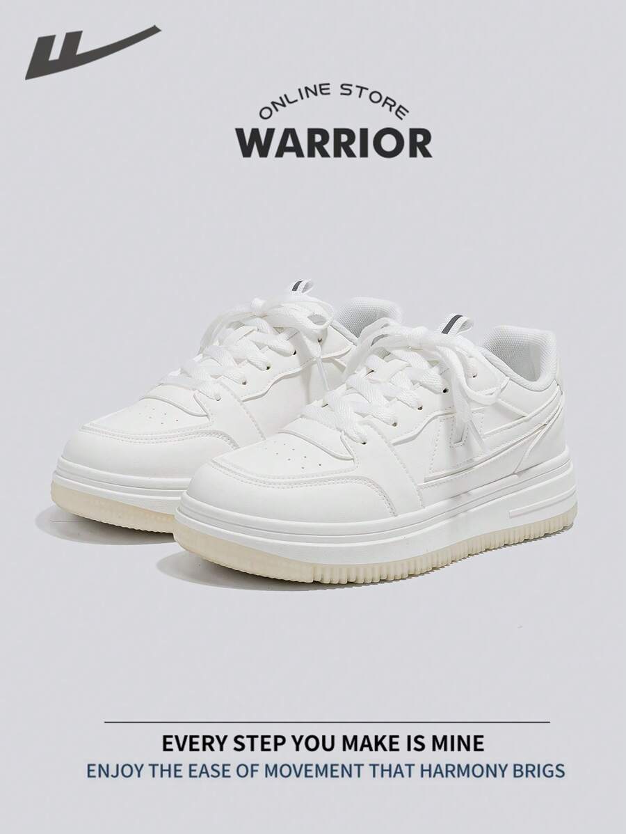 WARRIOR Warrior Women's Skateboarding Shoes Spring And SummerLightweightComfortableBreathableModest Style Casual Yet SleeksneakersApplicable Throughout The Yearwear-ResistingAll-Day WearTraining SneakersRunning ShoesLittle White Shoes
