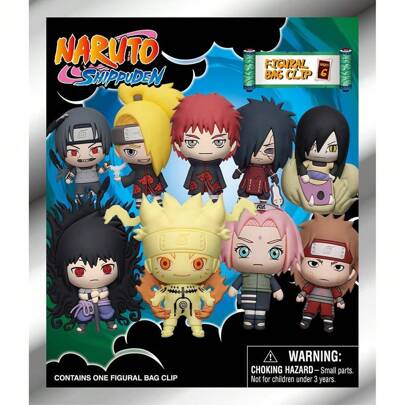 Crunchyroll 1 pezzo Portachiavi in edizione limitata Serie di personaggi anime 3D ufficialmente autorizzata  in confezione misteriosa con caratteri casuali tra  Sasuke e altri, regalo ideale per mamma, papà, amici e appassionati di anime per compleanni, Ognissanti e Natale