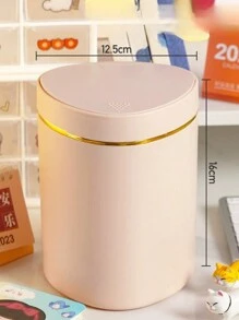 Mini Desktop Trash Can, Pedal-Operated Waste Paper Bin For Living Room, Bedroom, Dining Room, Car
