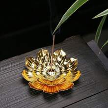 1PC/Three Layer Lotus Jack Incense Burner, Suitable For Home Aromatherapy And Meditation Meditation, Living Room, Bedroom, Study Decoration, Horror, Autumn, Winter, Holidays, Festivals. Gifts Birthday Graduation