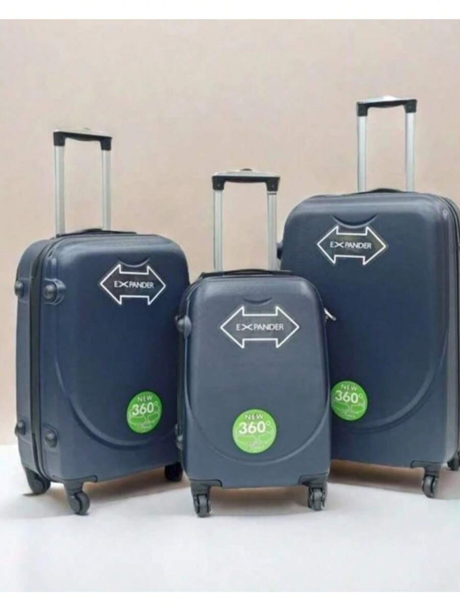 Maleta de viaje con ruedas, minimalista y práctica multifuncional - Azul Marino - Ver 1