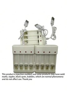 1.2V-2000mAh AAA 和 AA 高容量可充电电池，USB 专用充电器（此充电器仅适用于为这些电池充电），适用于万圣节、圣诞节、花园串灯