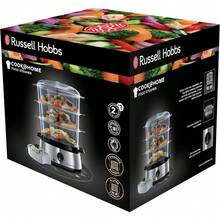 Russell Hobbs 19270-56 3basket(s) Independiente 800W Negro, Acero inoxidable vapore - Vaporera (3 cesta(s), Negro, Acero inoxidable, Independiente, Giratorio, Frente, Acero inoxidable) - 1 - Ver 8