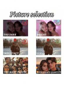 Custom Photo Strip Magnets - Custom Photos Magnets - Acrylic Stocking Tag - Valentine's Day Gift - Family Stocking Stuffer - Fridge Magnets,Personalized,Unique Ideal Gifts For Him Her,Boyfriend,Girlfriend,Dad,Mom,Family,Friends For Anniversaries,For Valentine's Day,For Mother's Day,For Birthdays,For Children's Day,For Father's Day,For Graduation,For Weddings,For Housewarming Dining Room,Living Room,Office,Home,Kitchen,Wedding Essentials