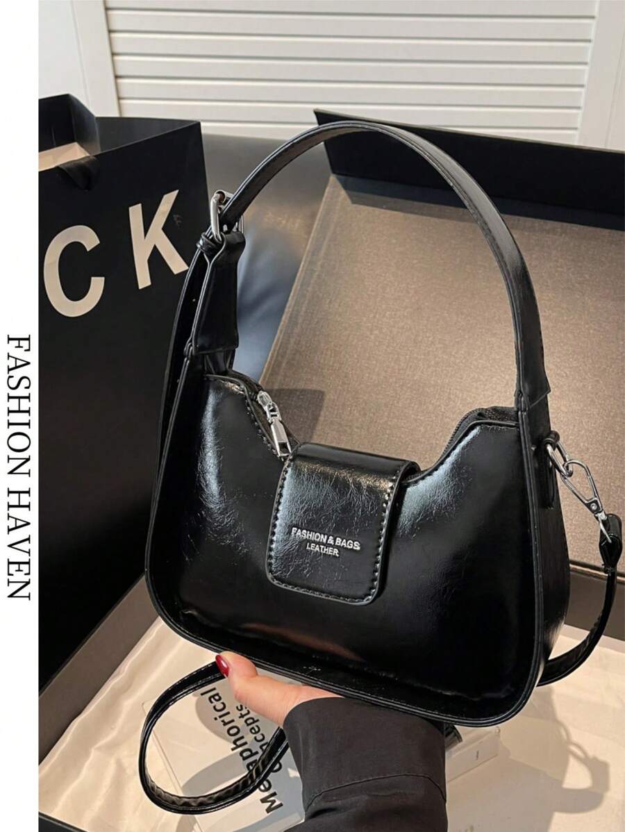 高端时尚单肩斜挎包手提包时尚百搭通勤女士包