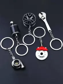 1 件/3 件/5 件/8 件汽车爱好者钥匙扣、手动变速杆、轮辋、扳手、涡轮增压器、刹车盘钥匙扣、汽车配件、汽车爱好者礼品套装、汽车卡车自行车、汽车零件钥匙扣、汽车零件钥匙扣、汽车零件钥匙扣套装可用于悬挂钥匙、小饰品、工作卡等。汽车配件包魅力学校可爱哥特 Y2k - 彩色 - 查看 11