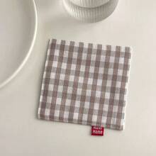 Ins 风格韩式格子杯垫，别致又艺术的咖啡厅/家庭用隔热垫，上镜装饰 - 彩色 - 查看 8