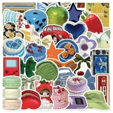 50pcs Cartoon Ins Style Gadget Stickers Cheap Stickers Vinyl Stickers For Diary Stickers Hand Tent Stickers Decorate Party Skateboard Phone Case Water Cup Guitar Sticker Sticker Can Diy Sticker Sticker Laptop Sticker - Multicolor - View 2