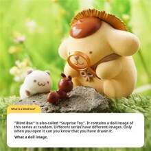 Four Seasons Series Blind Box Ornament Pudding Dog Anime Action Figure Surprise Box Collection Models Toy Gifts (Random Delivery, 1pc) - Yellow - View 5